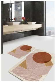 Covorașe de baie 2 buc. din catifea 60x100 cm – Mila Home