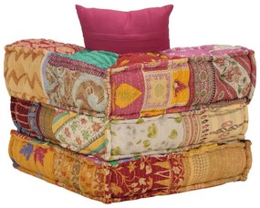 Fotoliu puf modular cu perna, model petice, material textil 1, Peticit, Canapea coltar cu perna