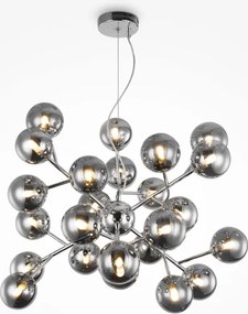 Maytoni MOD545PL-24CH - Lustră suspendată pe cablu DALLAS 24xG9/28W/230V fumurie