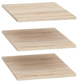 Set 3buc rafturi pentru dulap de haine Nepo Plus 36 (stejar sonoma) . 1098433