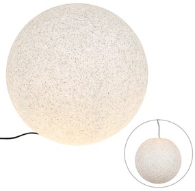 Lampa moderna de exterior gri 56 cm IP65 - Nura