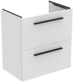 Dulap baza lavoar, 60x38x63 cm, 2 sertare, alb mat Alb mat