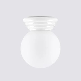 Sollux SL.1904 - Plafonieră pentru baie ZORI 1xG9/8W/230V, diam. 12 cm, IP44, albă