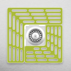 Set 2 covorașe antiaderente pentru chiuvetă Joseph Joseph Sink Saver, gri