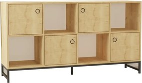 Consola Paola culoare stejar 160x85x40 cm