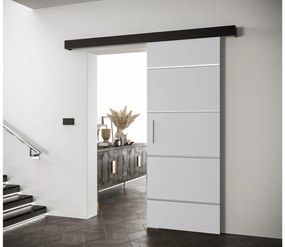 Uși culisante 70 cm Slavdro 4 (alb mat + negru mat). 1108747