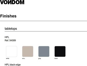 Masa rotunda design modern premium FAZ WOOD, 140cm 54324