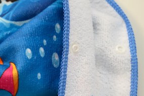 Poncho copii SEA FISH albastru 60 x 90 cm Dimensiune: 60 x 90 cm