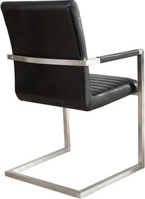 Set de 2 scaune moderne, dining sau birou, Imperial negru antic A-37079 VC