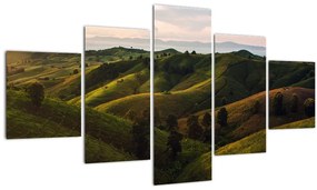 Tablou - Priveliște spre dealurile din Thailanda (125x70 cm), în 40 de alte dimensiuni noi