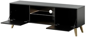 Masă TV Savoi I (cu iluminat) (negru). 1098956