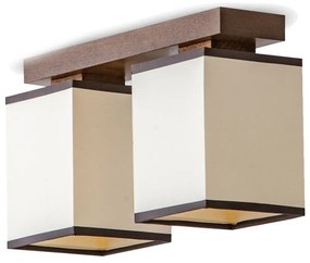 Lustra rustica fabricata manual din lemn Lido