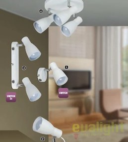 Spot cu clips alb Ebony 6026 RX