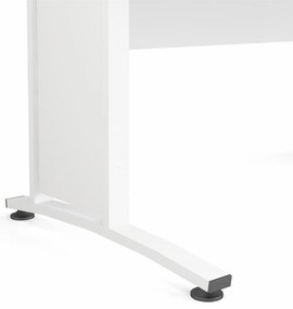 Birou alb PRIMA OFFICE fara sertar 80400