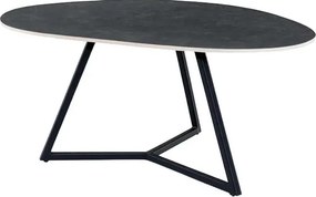Masuta de cafea cu blat ceramic gri MARVELOUS 90cm
