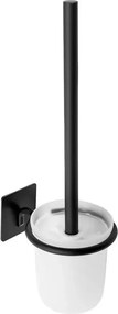 Perie WC Rea 322195A design rotund finisaj negru mat