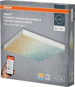 Osram - Plafonieră LED reglabilă SMART+ FRAMELESS LED/24,5W/230V 45x45 cm Wi-Fi