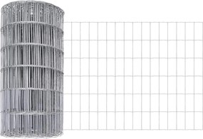 vidaXL Gard Euro 0,6 x 25 m Fier acoperit cu PVC