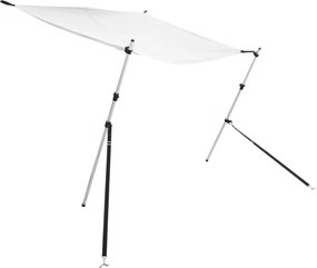 vidaXL Extensie parasolar T-Top, alb, 170x170x(115-183) cm