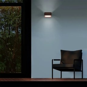 Brilagi - Corp de iluminat LED de exterior BARI LED/7W/230V 3000/4000/6000K maro IP54