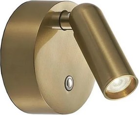 Ideal Lux BEAN - Aplică spot de perete LED reîncărcabilă și dimerizabilă, 3W/5V, CRI95, alamă