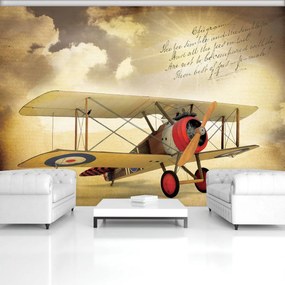 Fototapet - Vintage avion (152,5x104 cm), în 8 de alte dimensiuni noi