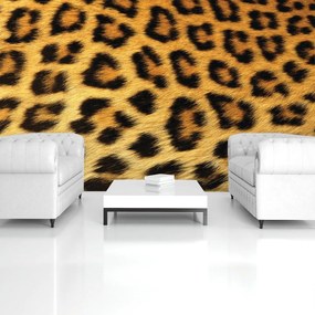 Fototapet - Fibre de păr de leopard (254x184 cm), în 8 de alte dimensiuni noi