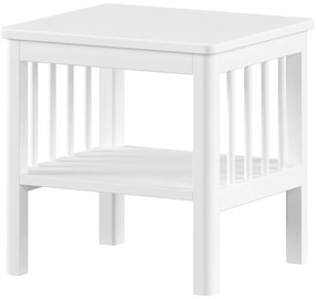 Noptieră de copii albă din lemn de fag Forrest – Vipack