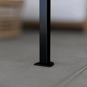 Outsunny Pavilion cu extindere de acoperiș rabatabilă rezistent la intemperii 3 x 2,5 m Gri închis | Aosom Romania