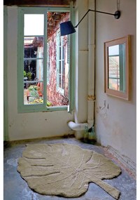 Covor pentru copii kaki lavabil/țesut manual din bumbac 120x180 cm Monstera Olive – Lorena Canals