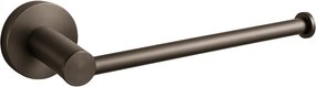 Suport hartie igienica Balneo Qube Gun Metal mat