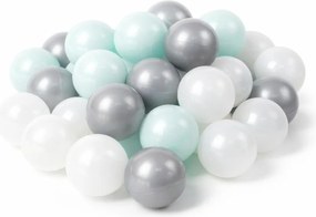 Teren de joacă din spumă turcoaz 6 buc. din catifea reiată înălțime 40 cm 100x35 cm Montessori – Meowbaby