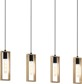 Eglo 49475 - Lustră pe cablu LITTLETON 4xE27/60W/230V