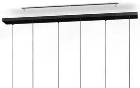 Lustră pe cablu Eglo 390184 SERENARA 6xE27/40W/230V negru/auriu