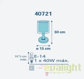 Veioza camera copii cu imagini imprimate, Baby World 40721 DB