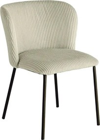 Set 2 scaune stil retro LYON catifea raiata menta