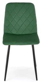 Scaun de dining ORIS, 1 buc., verde închis