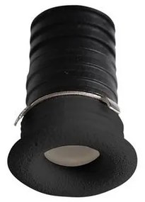 Mini Spot LED incastrabil tavan fals / plafon pentru baie IP44 TINY negru