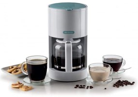 Cafetiera cu filtru Ariete BREAKFAST 1394/01, 12 cesti, 0.600L, Fereastra nivel apa, Alb