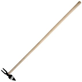 Sapaliga, forjata, cu coada lemn, 2 dinti, 300 g, 120 cm