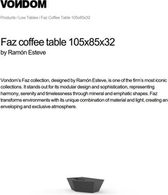 Masuta design modern, exterior, interior, lounge FAZ 54009 Vondom