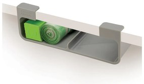 Dispenser pentru prosoape de bucătărie din hârtie și folie de aluminiu gri suspendat din plastic CupboardStore – Joseph Joseph