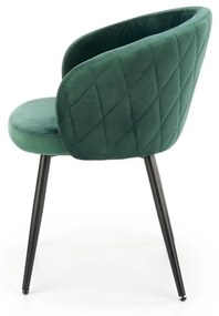 Scaun K430 velvet verde