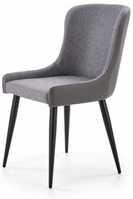 Set masa rotunda Avelar ø120 cm + 4 scaune K333 gri