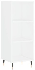 828708 vidaXL Servantă, alb, 34,5x32,5x90 cm, lemn prelucrat