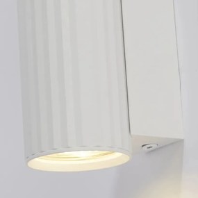 Aplica minimalista din aluminiu canelat Anna Wall 1 alb