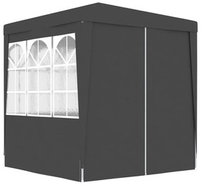 vidaXL Cort de petrecere profesional cu pereți antracit 2x2 m 90 g/m²