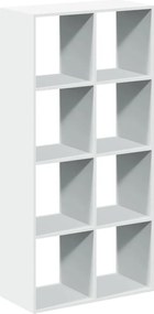 vidaXL Bibliotecă separatoare de cameră, albă, 69,5x29x137,5 cm, lemn stratificat