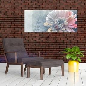 Tablou - Floare de iarnă (120x50 cm)