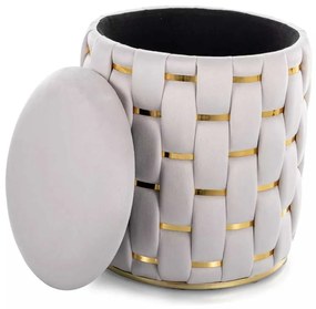 Taburet Bargino Velvet, crem